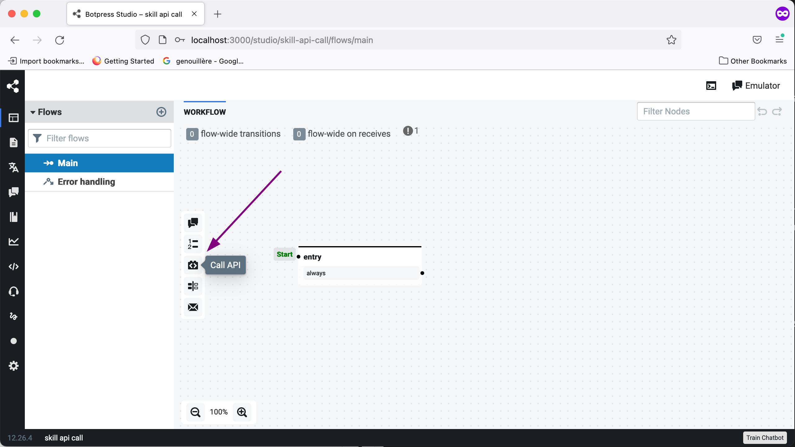 From Flow Editor