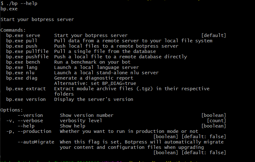 CLI Start