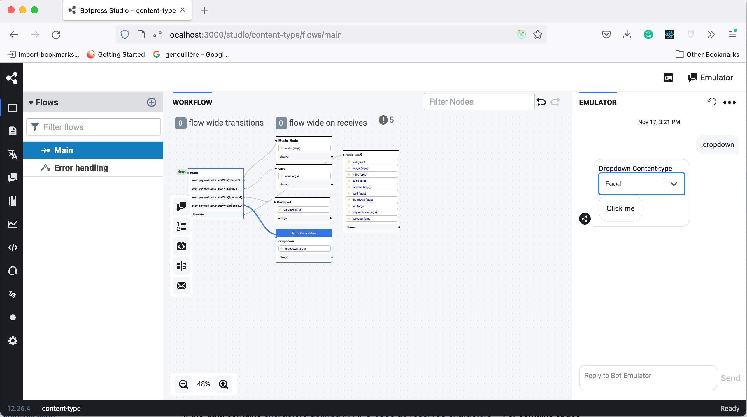 Dropdown image