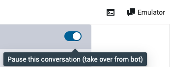 Pause button